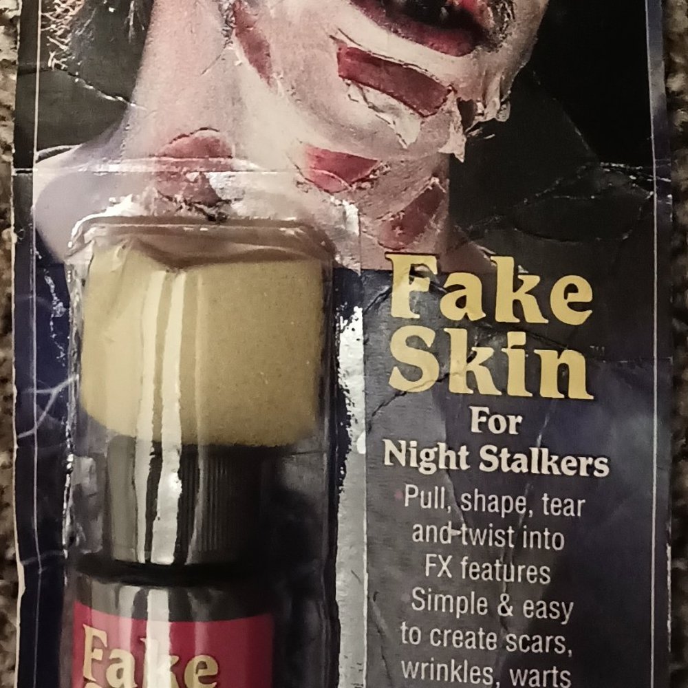 Fake skin Halloween makeup